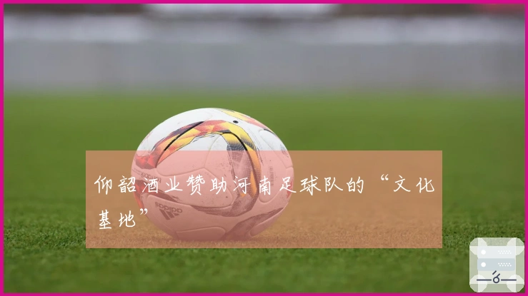 仰韶酒业赞助河南足球队的“文化基地”